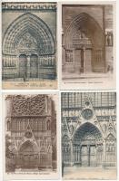 Paris, Notre Dame - 4 pre-1945 postcards