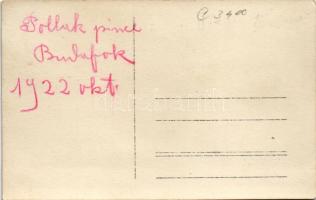 1922 Budapest XXII. Budafok, Pollak pince, belső italozó férfiakkal. photo