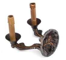 Fém falikar, kopott, h: 17 cm