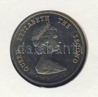 Dominika 1985. 25c érmés, bélyeges borítékon T:1 Ismertetővel!