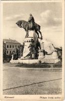 Kolozsvár, Cluj; Mátyás király szobor / monument of Matthias Corvinus