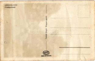 Lengyeltóti, Országzászló, Kertész üzlet (gyűrődések / creases)