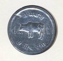 Nepál 1975. 5P érmés, bélyeges borítékon T:1 Ismertetővel!