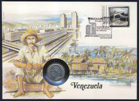 Venezuela 1977. 1B érmés, bélyeges borítékon, alkalmi bélyegzővel T:2 Ismertetővel!