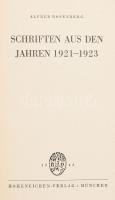 Rosenberg, Alfred. : Schriften aus den Jahren 1917 - 1921; 1921-27.: München, 1942-43 Hoheneichen-Ve...