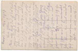 1917 Sasul (?), első világháborús utcakép / WWI military winter photo