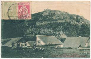 1926 Erdély, Transylvania; várrom. Aradi Turista Egylet kiadása, Kerpel Izsó / castle ruins. TCV card (ragasztónyom / gluemark)