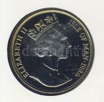 Man-sziget 1986. 1C "Labdarúgó VB" érmés, bélyeges borítékon, mexikói bélyegekkel és alkal...