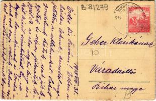 1918 Vihnye, Vihnyefürdő, Kúpele Vyhne; Rákóczi ház. Herzog M. kiadása / spa, bath, villa (EB)