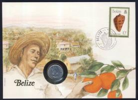 Belize 1980. 5c érmés, bélyeges borítékon, elsőnapi bélyegzővel T:1 Ismertetővel!