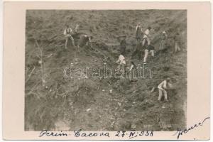 1938 Aranyosivánfalva, Kákova, Cacova Ierii (?); bányászok / miners. photo