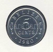 Belize 1980. 5c érmés, bélyeges borítékon, elsőnapi bélyegzővel T:1 Ismertetővel!
