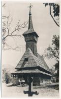 Váncsfalva, Oncesti (Máramaros, Maramures); biserica de lemn / fatemplom / wooden church. photo