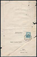 cca 1920 Vámosi Ernő Fűszer-, Gyarmatáru- és Terménynagykereskedés, Győr, Jókai ucca 10. - Zöldkávé ...