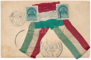 1940 Szilágysomlyó, Simleu Silvaniei; Hátoldalon magyar szalag / Hungarian ribbon on the backside + ...