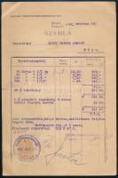 1942 Hatvani Paradicsomkonzvergyár Kft. fejléces számla