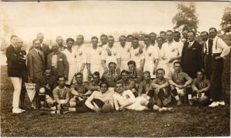 Podk. Rus kerület, Kárpátaljai és magyar ifjúsági válogatott labdarúgó csapatok, foci / Transcarpathian and Hungarian football teams. sport photo (vágott / cut)