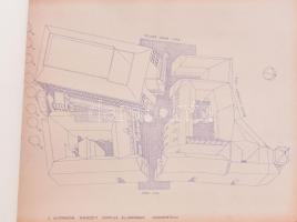 1981 Eger, Fellner-Bajcsy-Jókai-Kossuth tömb beépítési terve, készítette: Északterv (Észak-Magyarors...