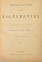 Petőfi Sándor összes költeményei. Bp., Athenaeum. Kiadói aranyozott egészvászon kötés, kissé kopotta...