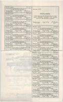 Brád 1910. "Brádi Közgazdasági Bank Részvénytársaság" névre szóló részvénye 100K-ról, szel...