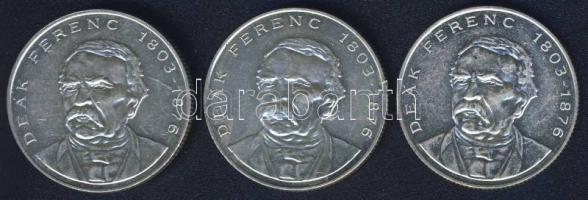 1994. 200Ft Ag "Deák" (3x) T:2