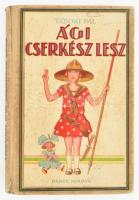 Tábori Pál: Ági cserkész lesz. Vidám kis regény lányoknak és fiúknak. Biczó András rajzaival. Bp., 1929, Dante, 75+(5) p. Kiadói kartonált papírkötés, kopottas borítóval, sérült, javított gerinccel, korabeli ajándékozási bejegyzéssel.