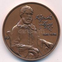 Fritz Mihály (1947-) 1990. "Kossuth Lajos 200 éve született - Monok" kétoldalas, bronz emlékérem (42,5mm) T:AU