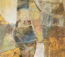 Olvashatatlan jelzéssel (monogram jobbra lent), feltehetően 1970-80 körül: Geometria. Vegyes technik...