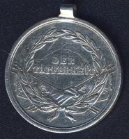 Vitézségi Érem "Der Tapferkeit" Ag hadi érdemérem, szalag nélkül T:2 ph