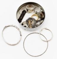 Vegyes tört ezüst és ezüst hulladék tétel 66 g br