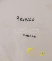 Ravello tökmintás kínálótál, kézzel festett, jelzett, hibátlan, 27,5 cm