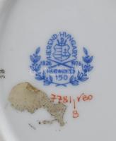 Herend eton mintás ékszeres tálka. Jelzett, hibátlan, 9,5x7,5 cm