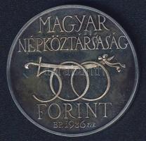 1986. 500Ft Ag "Buda visszafoglalása" T:PP Díszdobozban!