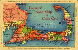 Cape Cod (Massachusetts), Tourists' Auto Map