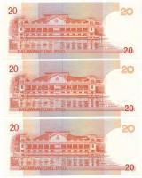 Fülöp-szigetek DN (1997-1998) 20P (3x) sorszámkövetők "EN 732973 - EN 732975", "Ramos...