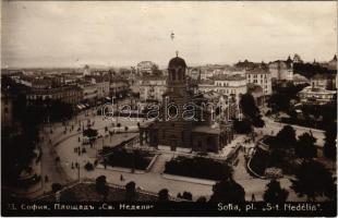 1933 Sofia, pl. S-t. Nedélia / St Nedelya Church's blown up roof after a terrorist attack of the Military Organisation of the Bulgarian Communist Party on 16 April 1925