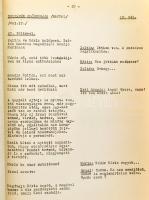 1959 Szabó Magda: Vörös tinta. Forgatókönyv. Dramaturg: Lukács Antal. Rendező: Gertler Viktor. Bp., ...