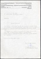 1993 Feszty-körkép füzet, kihajtható melléklet + levél Losonczi Pál (1919-2005) részére