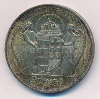 1939. 5P Ag "Horthy balra" T:AU patina Adamo P8.2