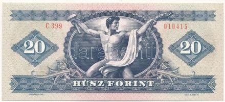 1980. 20Ft nyomdai papírránccal T:XF
Adamo F17