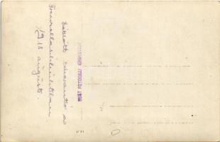 Első világháborús osztrák-magyar felborult és szétlőtt teherautó / WWI K.u.k. destroyed military tru...