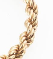 Arany (Au) 14K walles karkötő, jelzett, h: 19 cm, nettó: 8,3 g