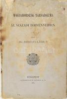 Erdélyi László: Magyarország társadalma XI. századi törvényeiben. A szerző, Erdélyi László (1868-1947) bencés szerzetes, művelődéstörténész által Báró Hornig Károly (1840-1917) veszprémi püspök, bíboros részére DEDIKÁLT példány. Bp., 1907, Stephaneum-ny., 144 p. Kiadói illusztrált papírkötés, foltos, sérült borítóval, kissé laza fűzéssel, foltos lapokkal.