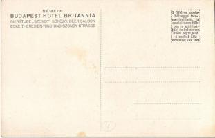 Nem loptam én életembe, csak egy csikót Debrecenbe... Budapest VI. Hotel Britannia, falfestmény a Nó...