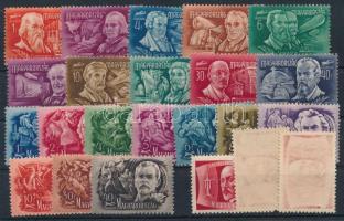 1948 Kis tétel stecklapon, közte gépszínátnyomat