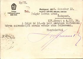 1938 Hoffmann Ferenc képkereskedő és képkeretgyár reklámja. Budapest, Gerlóczy u. 5. (EK)