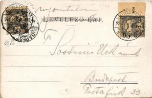 1905 Budapest VI. Gyár utca az Andrássy útról nézve. Erdélyi cs. és kir. udvari fényképész felvétele...