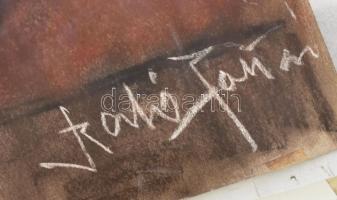 Angyalföldi Szabó Zoltán (1929-2014): Csendélet. Pasztell, karton. Jelezve jobbra lent. Kisebb lapsz...