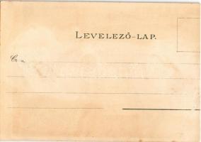 Budapest VII. Erzsébet körút, villamosok, Royal nagyszálloda az Oktogon térre nézve. Kuenstlerpostka...