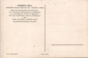 Budapest XIII. Margitsziget, Parisien Grill nyári helyisége, Sommer Lokal a Felsőmargitszigeten, Dan...